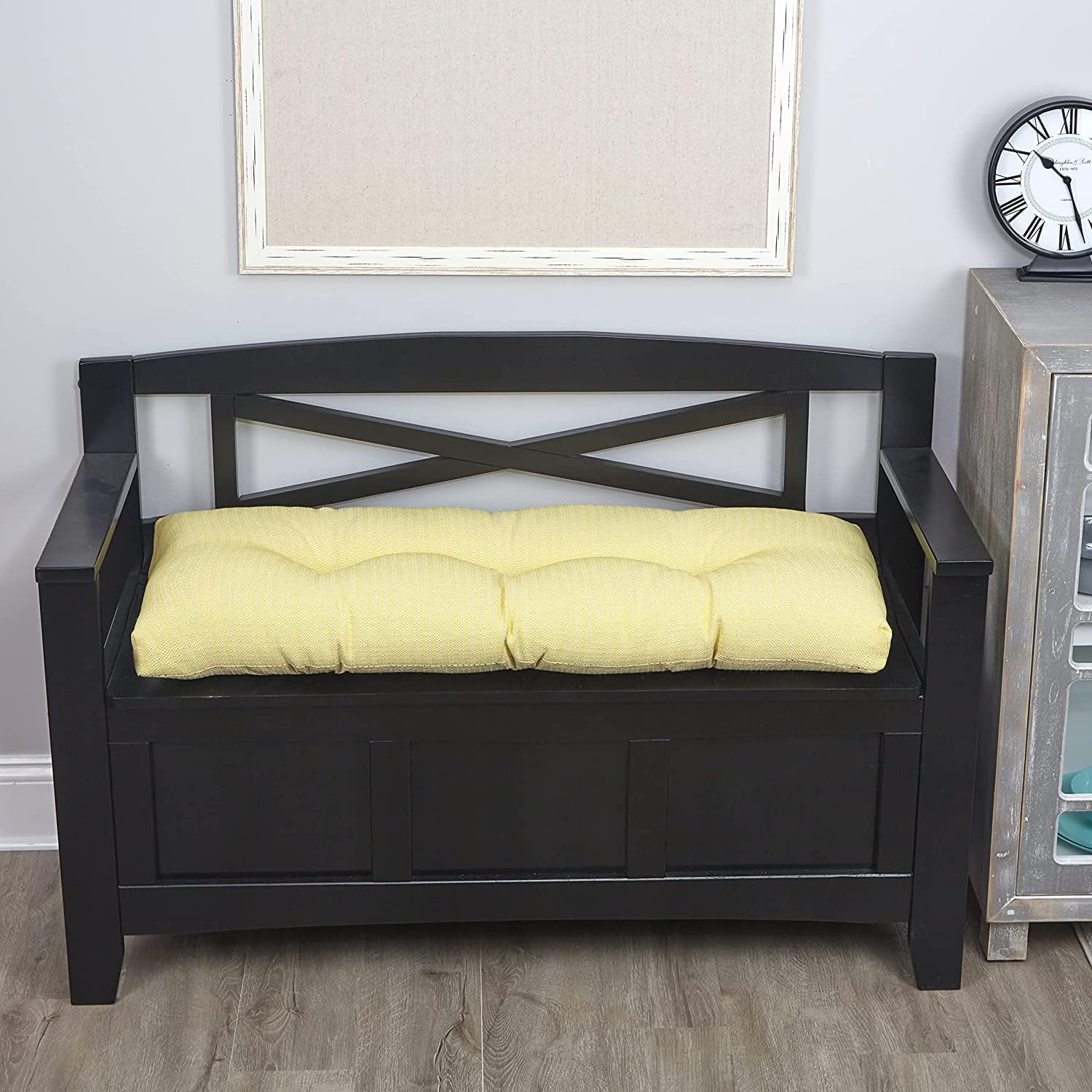 Klear Vu The Gripper Omega Non-Slip Tufted Bench Cushion 43 in
