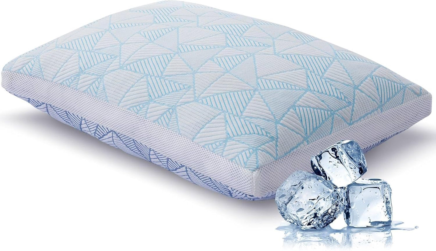 Shredded Memory Foam Cooling Bamboo Viscose Pillow King Size