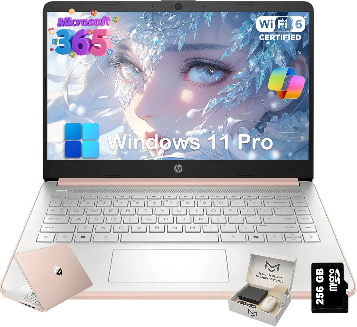 HP 2025 14 inch Laptop for Students & Business with AI Power