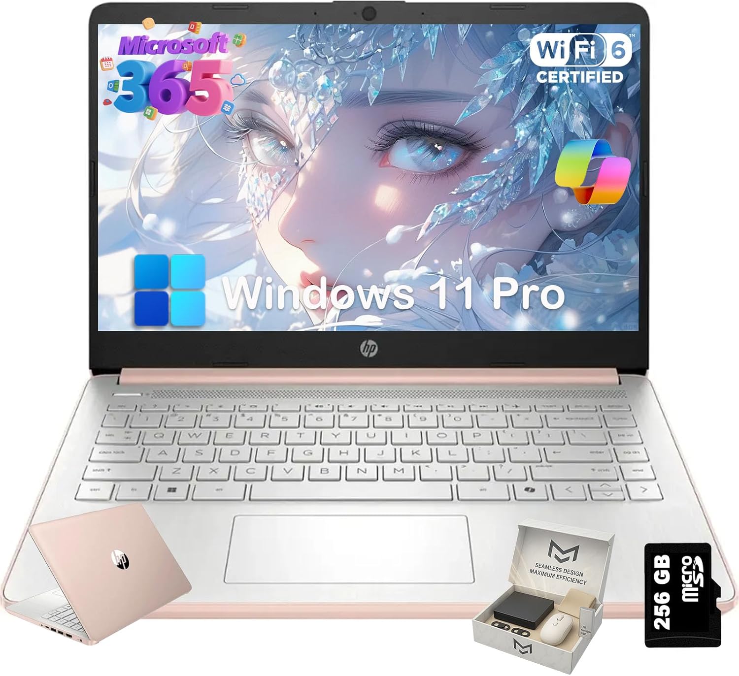 HP 2025 14 inch Laptop for Students & Business with AI Power