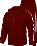MACHLAB Men's Running Tracksuit Athletic Sports Casual Workout Full