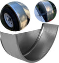 Steel Round Single Axle Trailer Fender and Back - Durable Protection