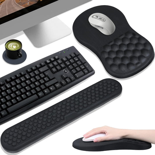 VAGAU Ergonomic Mouse Pad with Wrist Rest for Comfort and Support