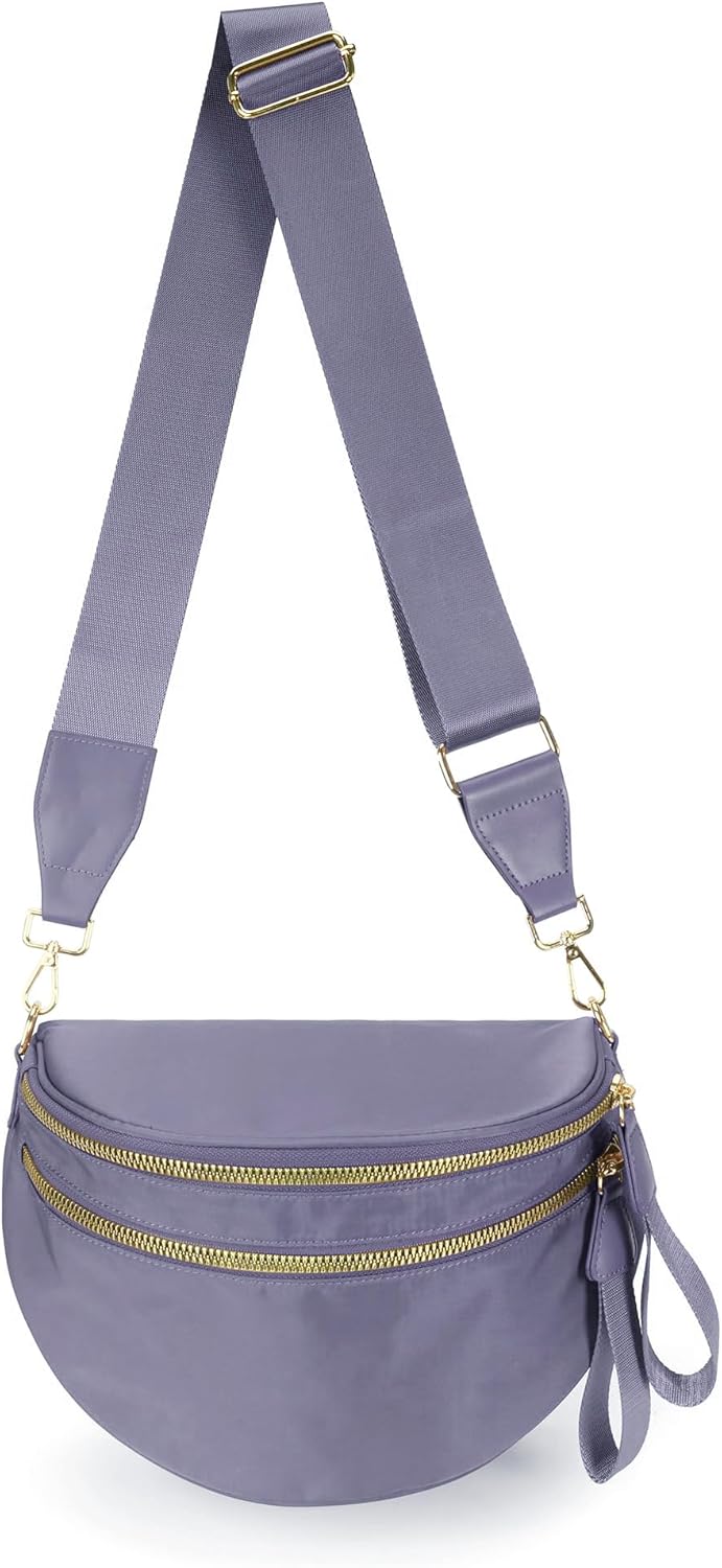 Spacious Nylon Crossbody Bag for Women - Trendy and Stylish