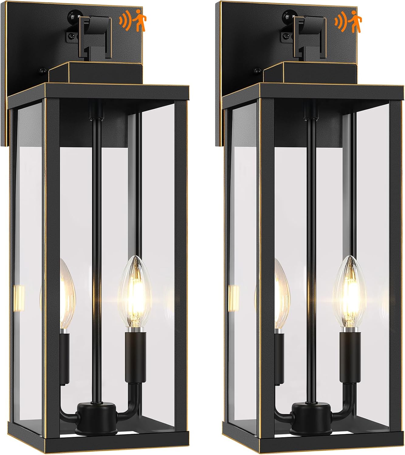 Upgraded Motion Sensor Outdoor Wall Lights for Security & Style