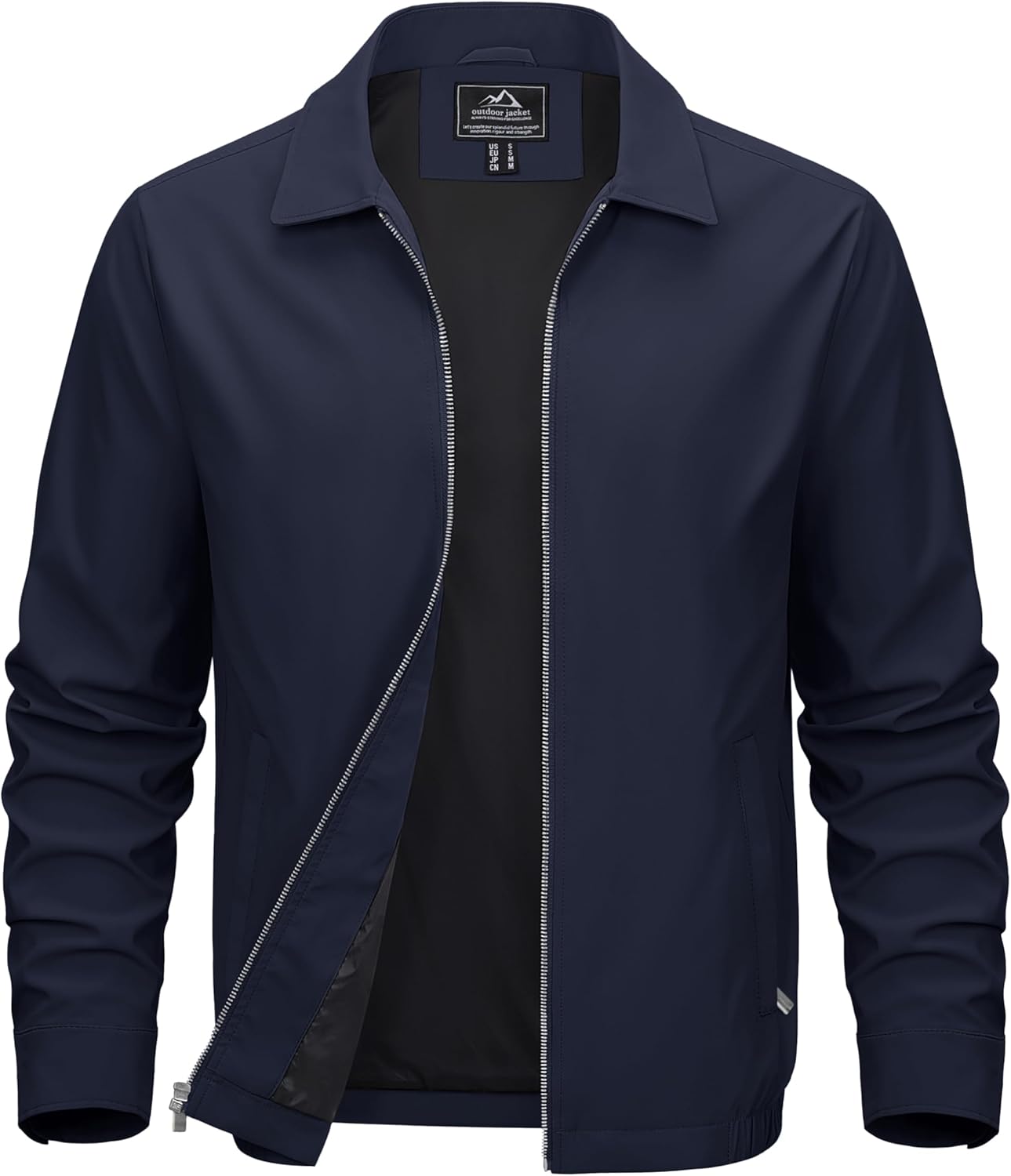 MAGCOMSEN Men's Lightweight Jackets for Casual Windbreaker Style