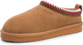 Women's Suede Slipper Boots - Warm Fur Fleece Casual Flats