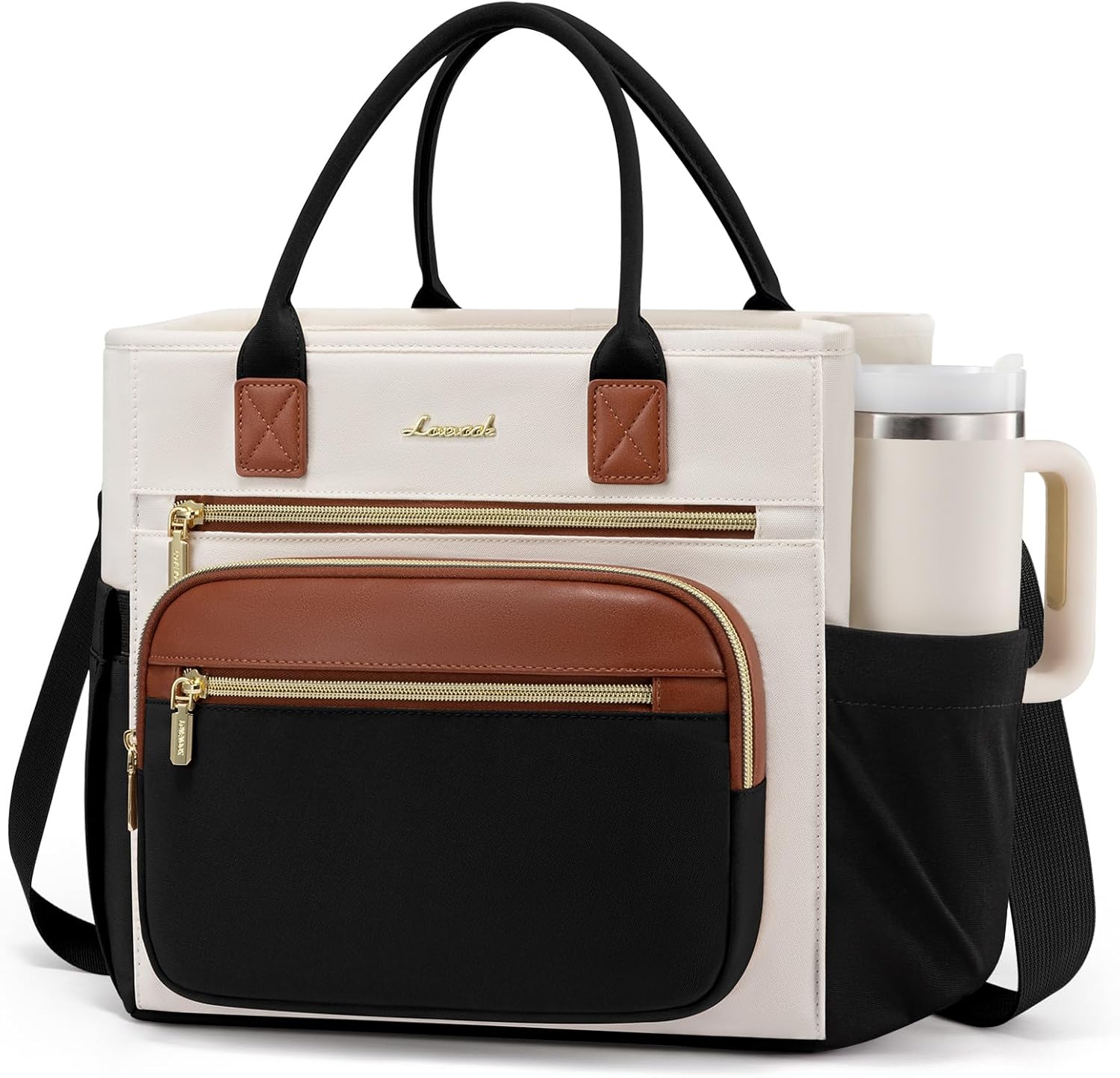 LOVEVOOK Insulated Lunch Bag for Work, Beach, and Picnic