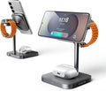 Magnetic 3 in 1 Wireless Charging Station for Samsung Phones - Fast