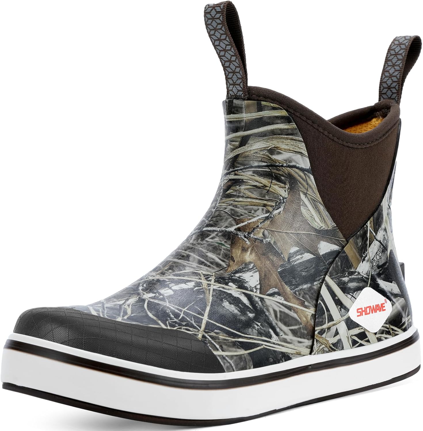 Showave Kid's Deck Boots Waterproof Ankle Rain Boots