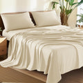 100% Cotton Queen Size Sheets Set - 1500TC Luxury Sateen, Cooling