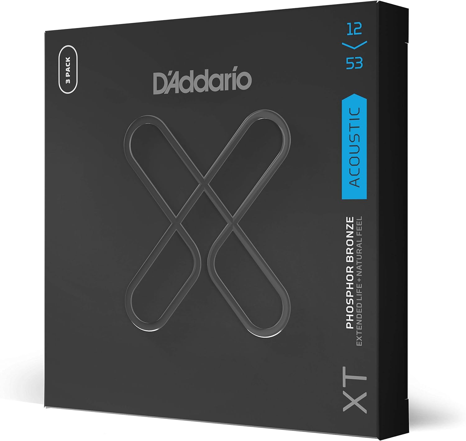 D'Addario XTAPB1253-3P - Extended Lifespan, Natural Tone