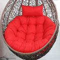 Waterproof Red Swing Chair Cushion - Relax in Comfort!