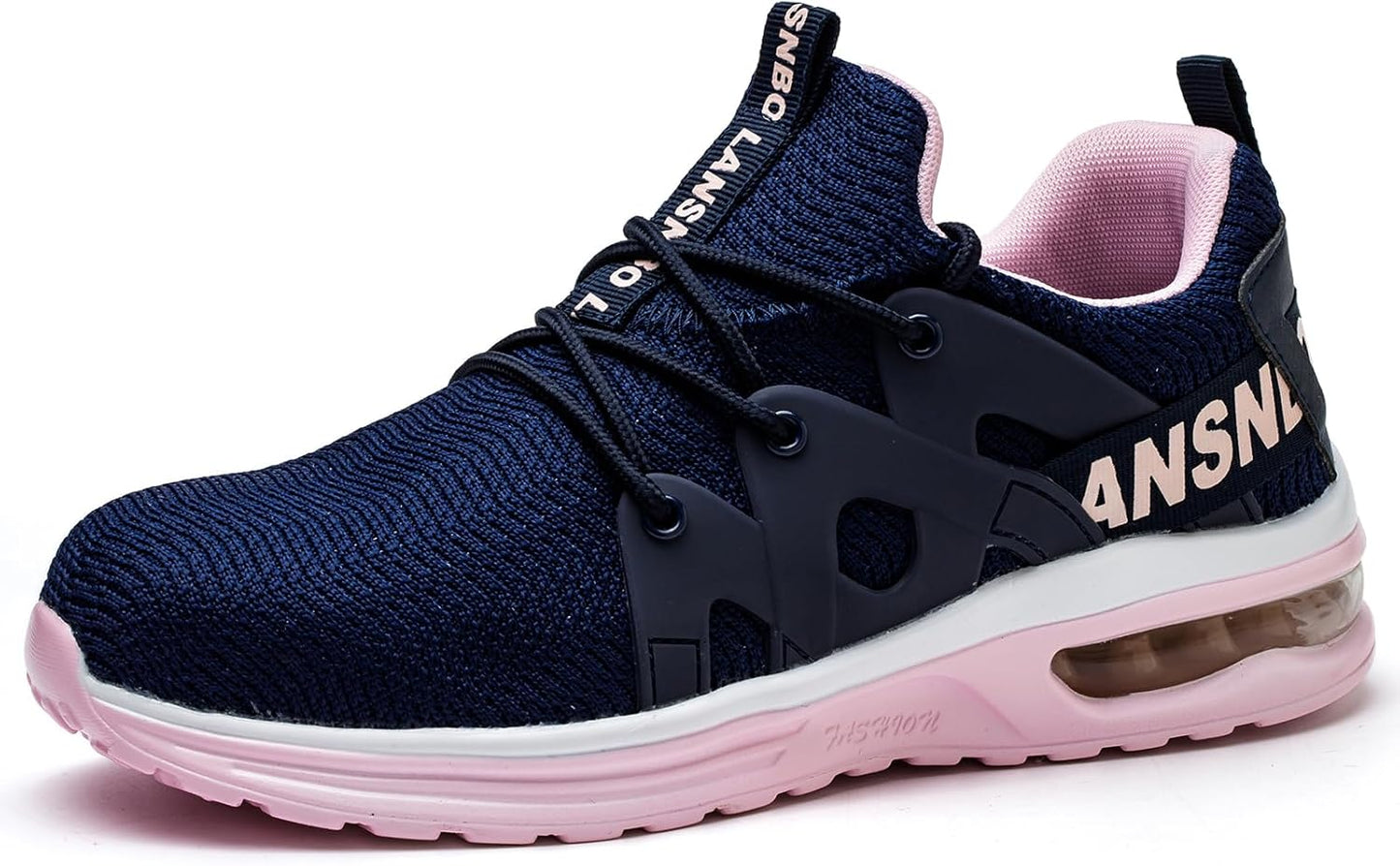 Steel Toe Work Shoes for Women - Breathable Slip Resistant Footwear