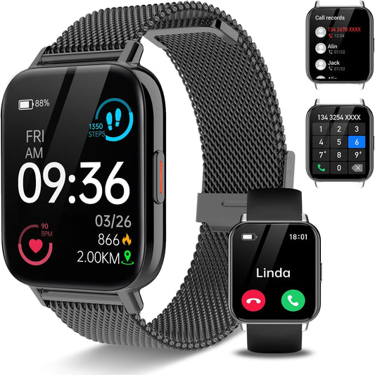 Answer Calls Smart Watch IP68 Fitness Tracker