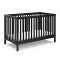Storkcraft Hillcrest 4-in-1 Convertible Crib (Black) - Timeless
