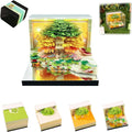 3D Calendar 2026 Desk Time Piece Calendar 2026 - Tear-Away LED Memo
