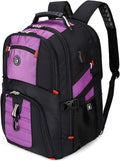 Extra Large 50L Travel Laptop Backpack with USB Charging Port - Fits