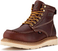 SUREWAY 6in Wedge Moc Toe Work Boots for Men - Durable Comfort into