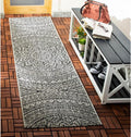 SAFAVIEH Courtyard Runner Rug 2ft 3in x 12ft - Durable Outdoor Style