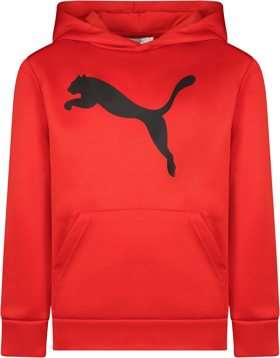 PUMA Boys Logo Pullover Hoodie with Large Front Pocket
