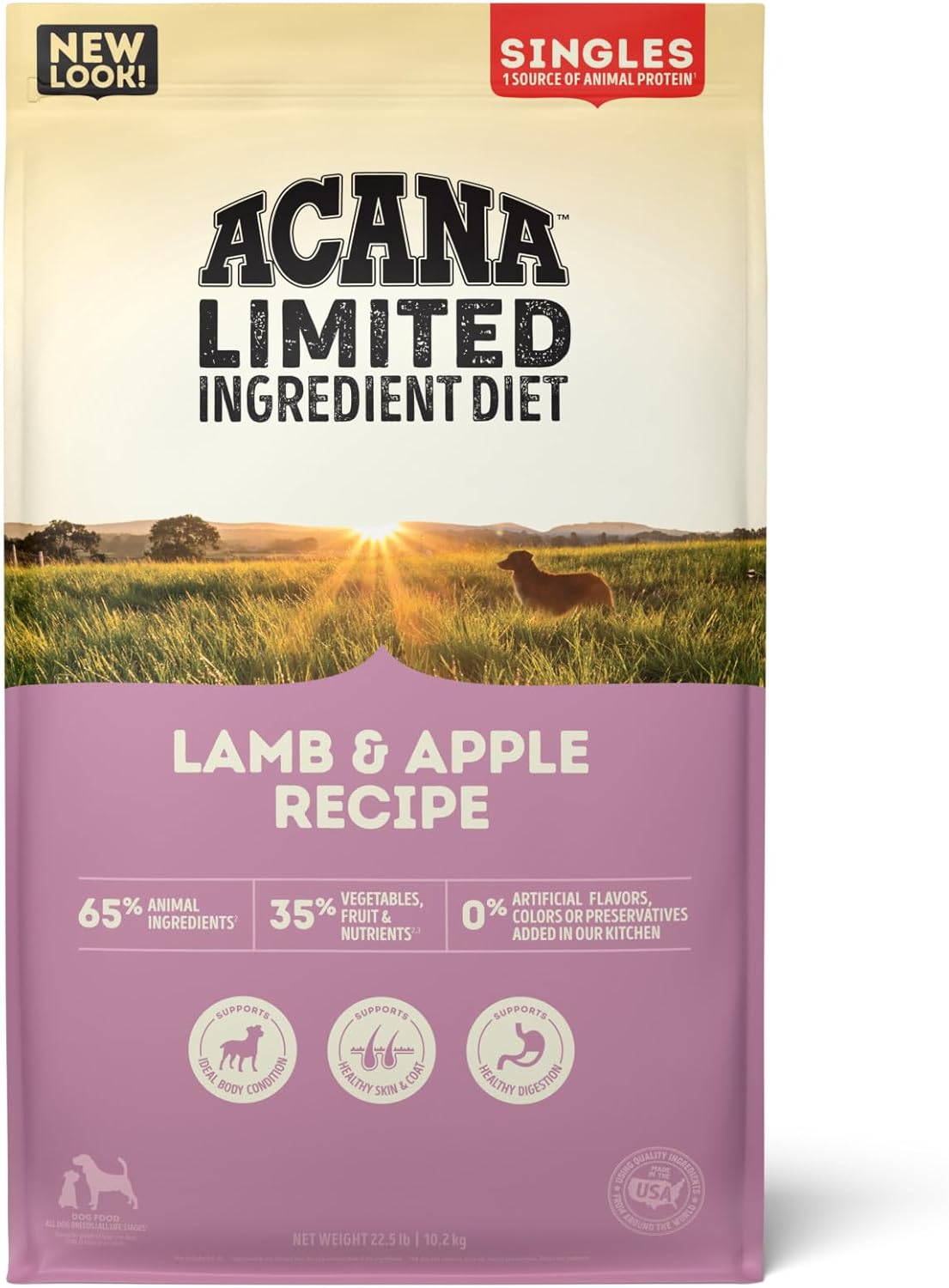 ACANA Singles Limited Ingredient Lamb & Apple Recipe Dog Food