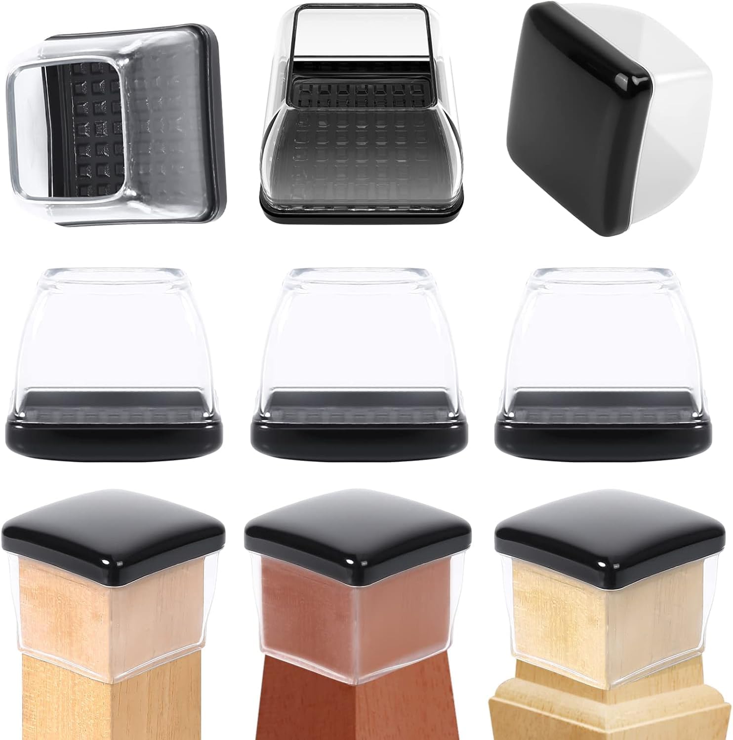 Extra Large Chair Leg Sliders: Teflon Floor Protectors