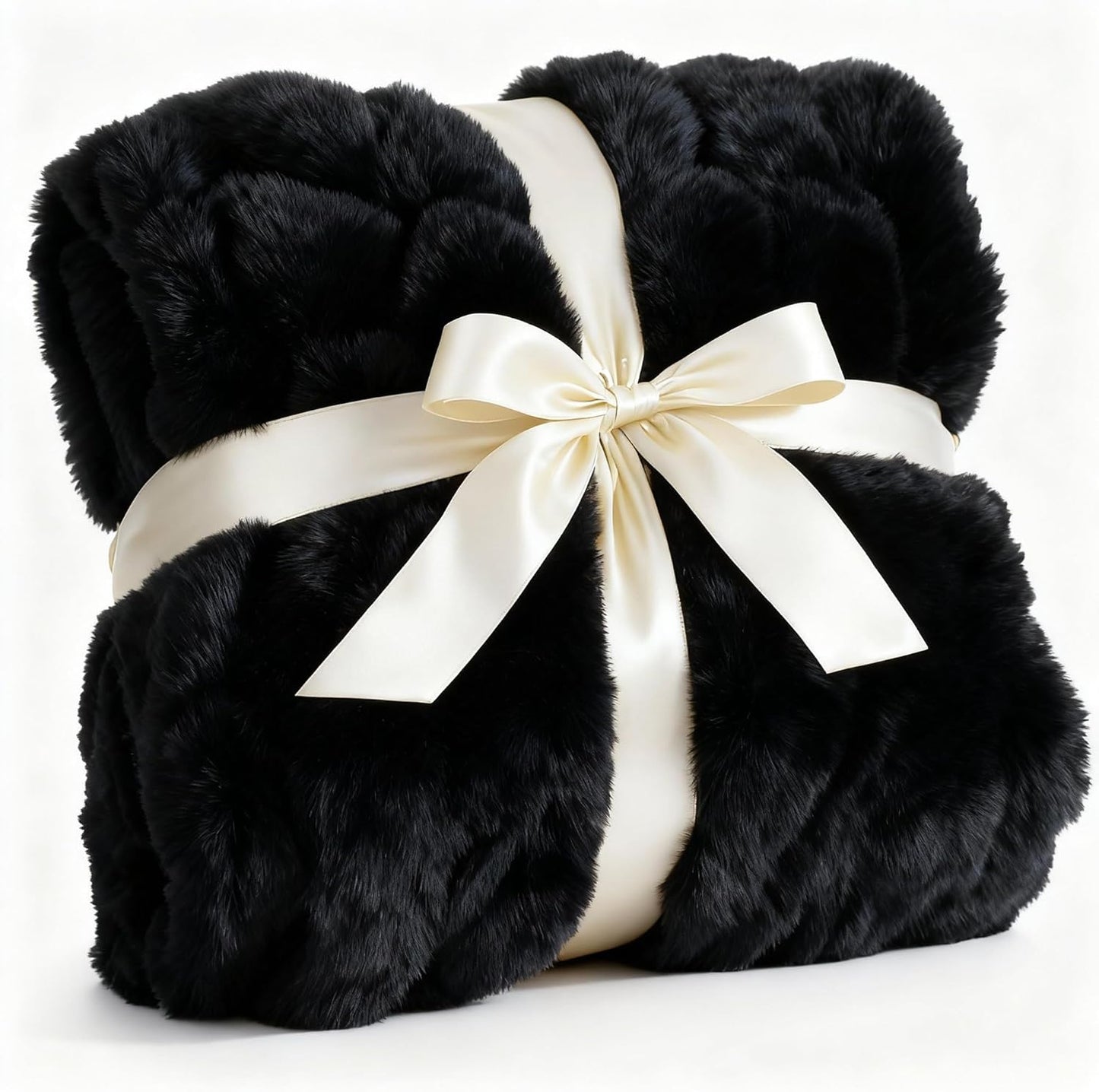 Fluffy Faux Fur Throw Blanket for Couch or Bed - Ultra Plush