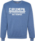 Comical Grumpa Sweatshirt for Grandpas with a Sense of Humor