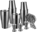 Boston Shaker Cocktail Set Bartender Kit, 12-Piece - Professional