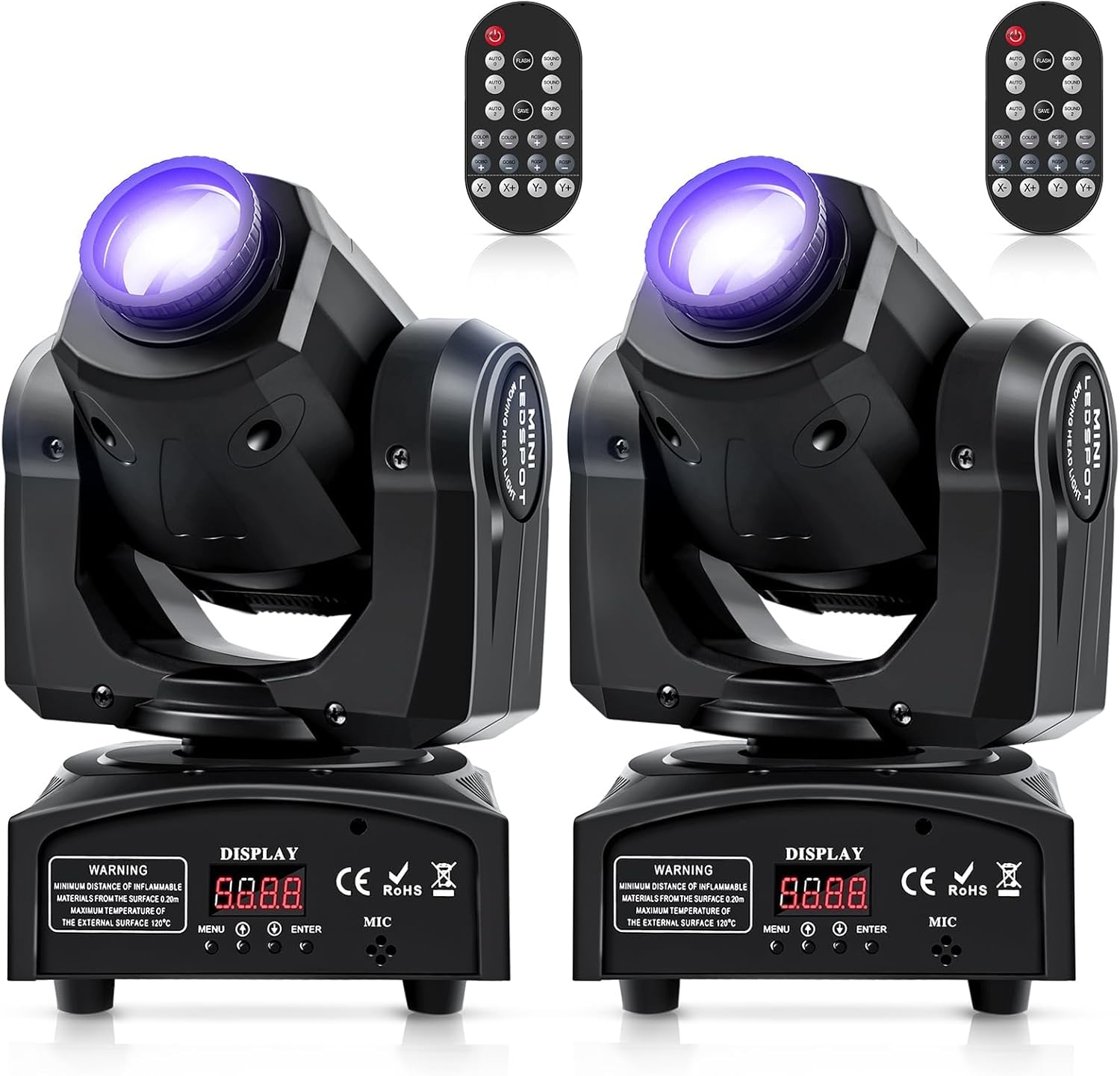 60W LED Moving Head Light with Remote Control for Parties