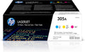 HP 305A Cyan Magenta Yellow Toner Cartridges 3-Pack - Reliable Office