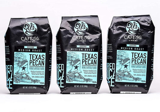 Texas Pecan Ground Coffee Trio by HEB - 36oz