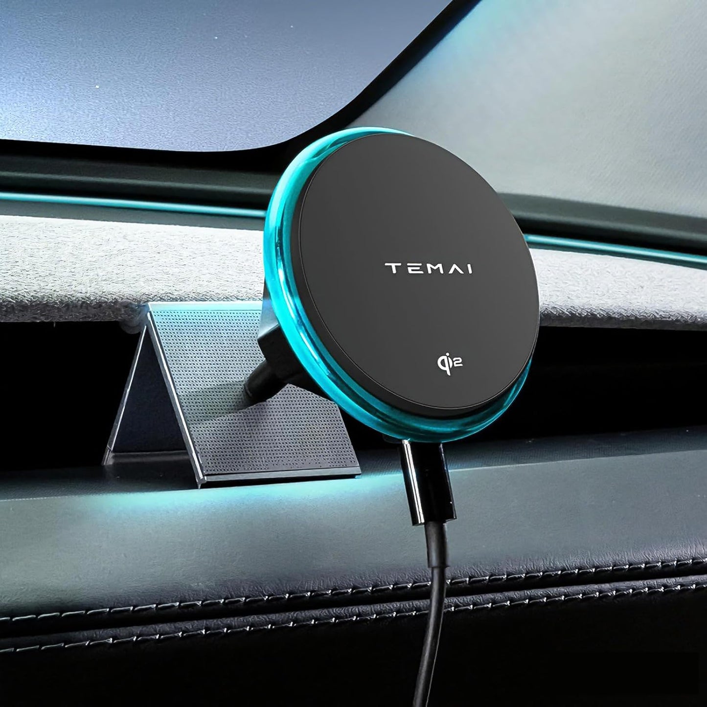 Tesla Phone Mount Model Y 2025: Strong Magnetic Wireless Charger