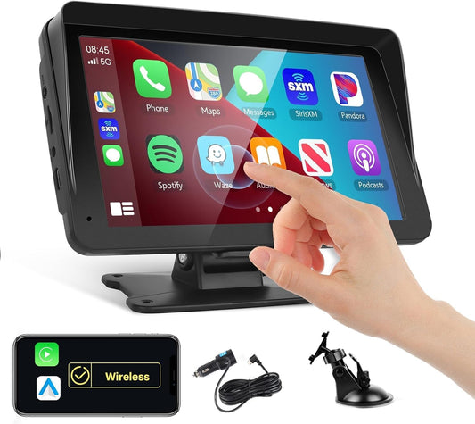 7 Car Stereo with Wireless Carplay & Android Auto