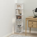 Furinno Reed 5-Tier Corner Shelf - Space-Saving Storage