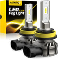 AUXITO H11/H8/H16 LED Fog Light Bulbs - Brighter Night Vision