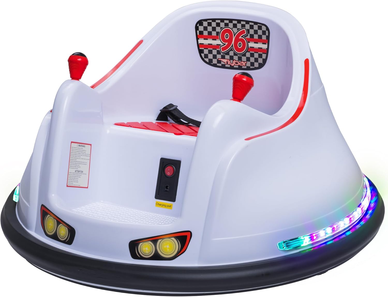 FunPark 6V Electric Bumper Car Ride-On for Toddlers and Kids