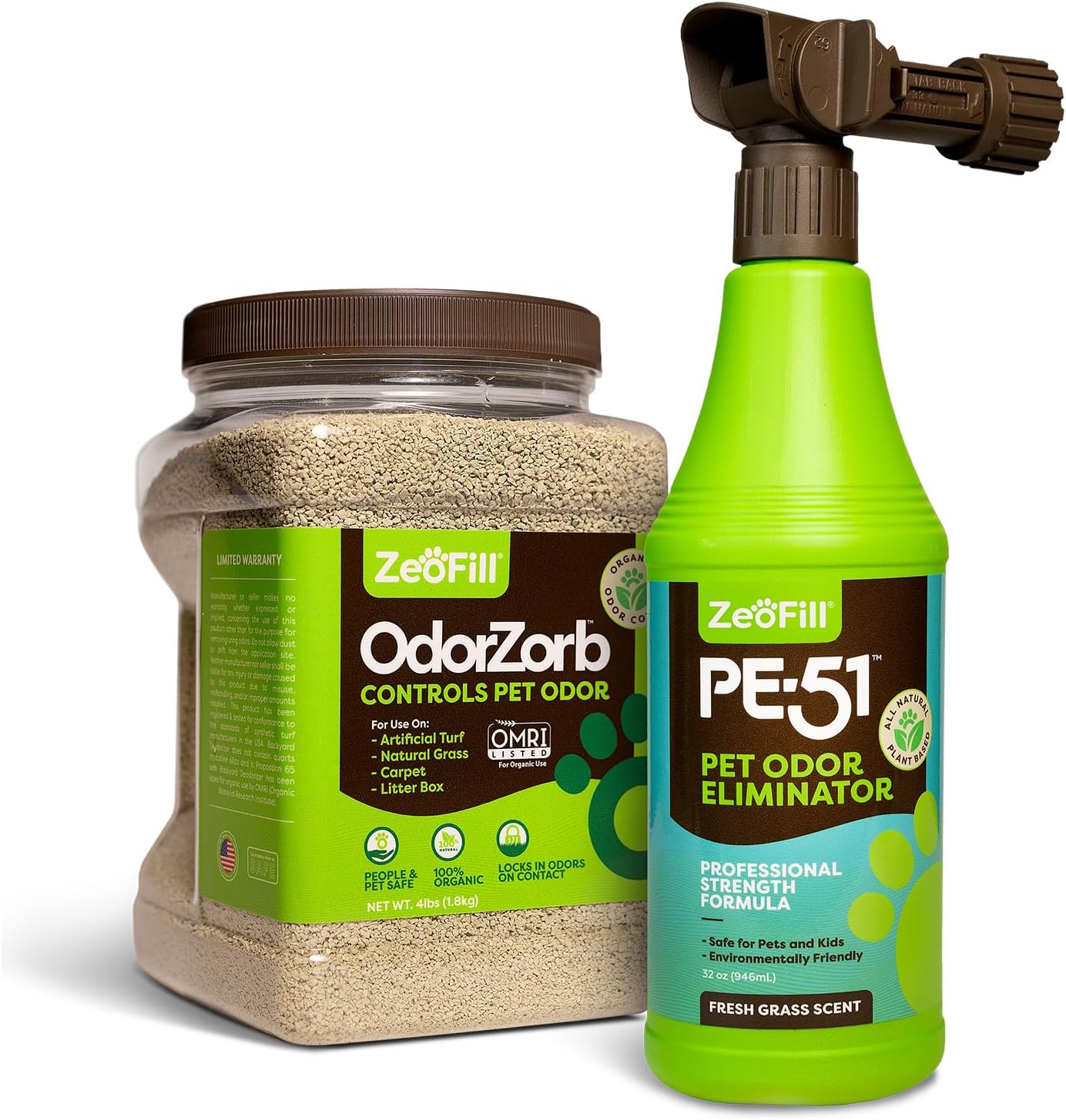 Zeofill Starter Pack Backyard Deodorizer for Pet Odor Control