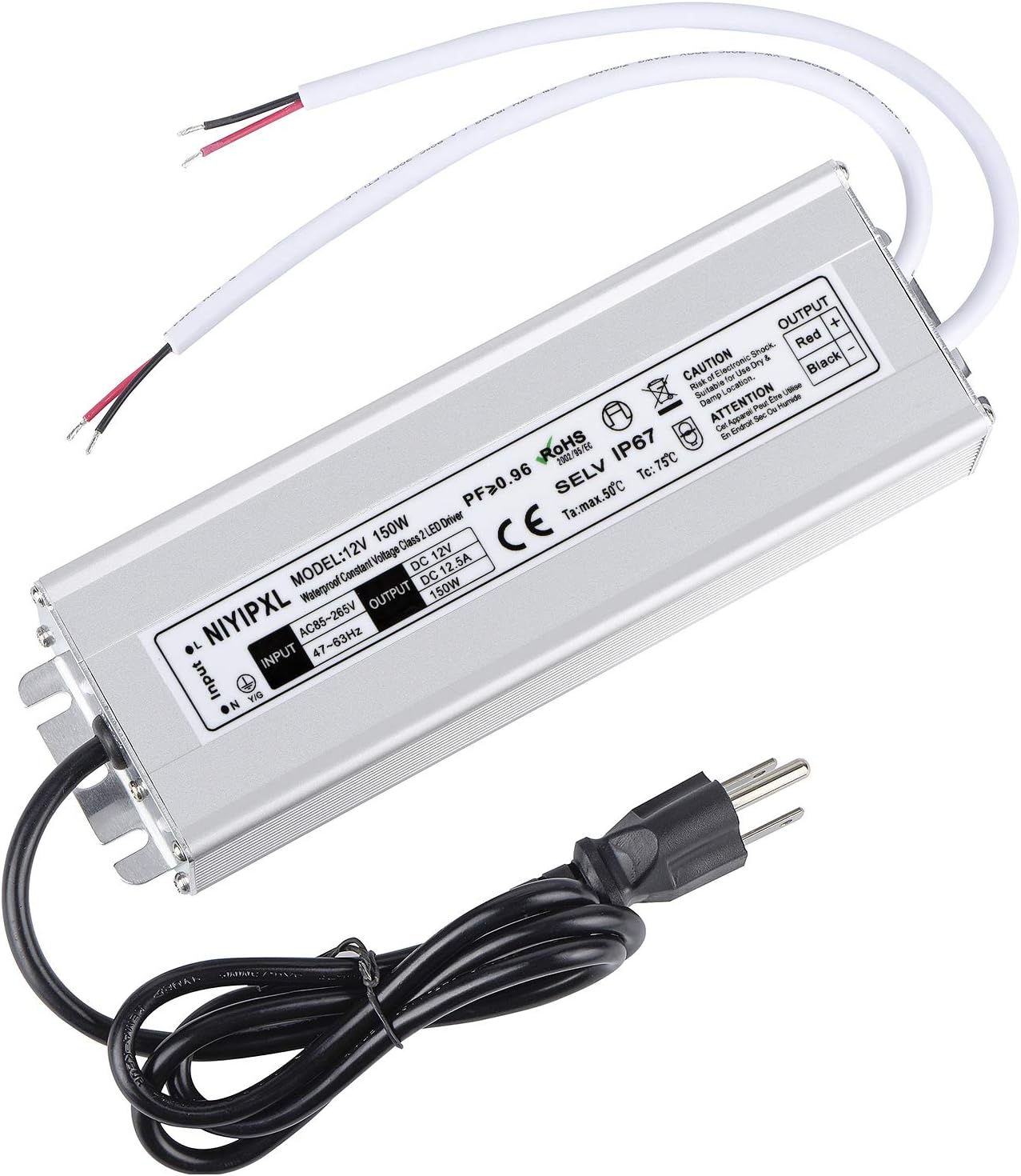 LED Driver 150 Watts Waterproof Power Supply for Outdoor Use