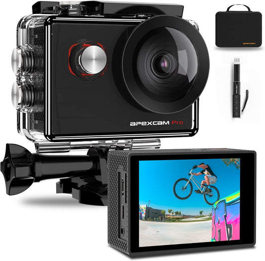 Apexcam 4K Action Camera - EIS Stabilization - Dive Deeper!