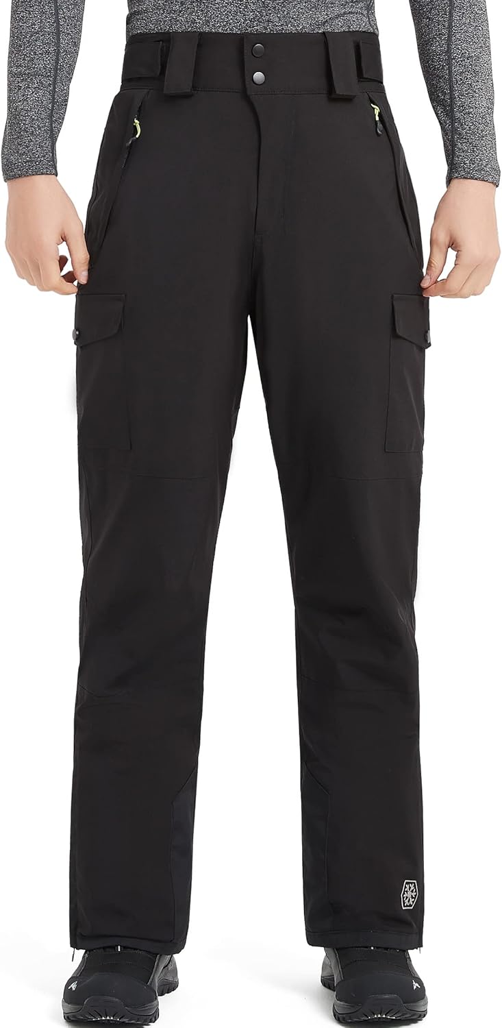 HARD LAND Men's Waterproof Snowboard Pants