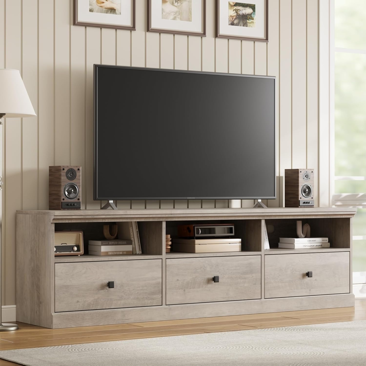 Mid-Century Modern TV Stand - Sleek Storage Solution