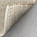 Jute Cotton Area Rug 5ftx8ft ft Rectangle - Natural Boho Farmhouse Rug