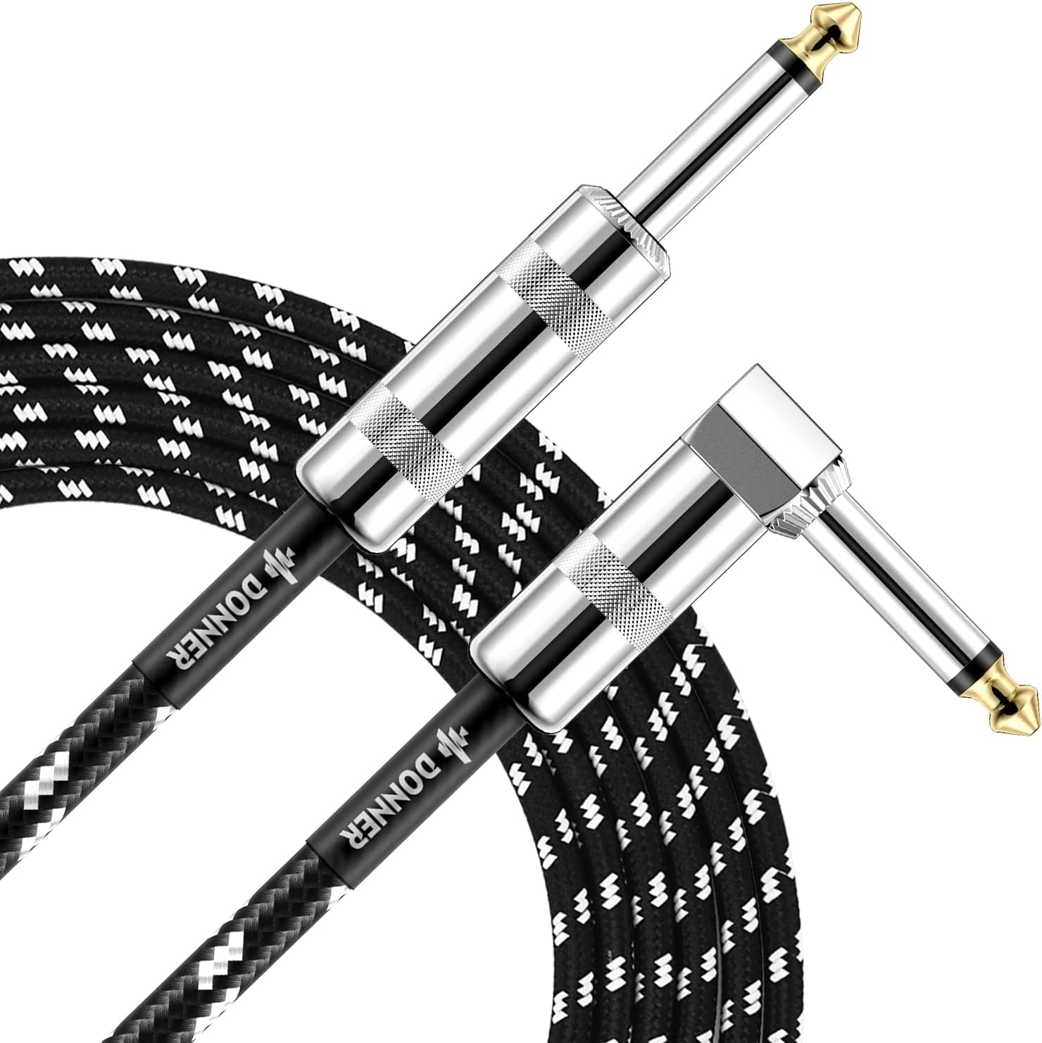 Donner 10ft Guitar Cable: Crystal Clear Sound for Electric Instruments