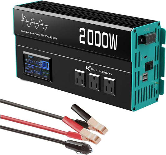 2000W Pure Sine Wave Inverter for Fast Charging