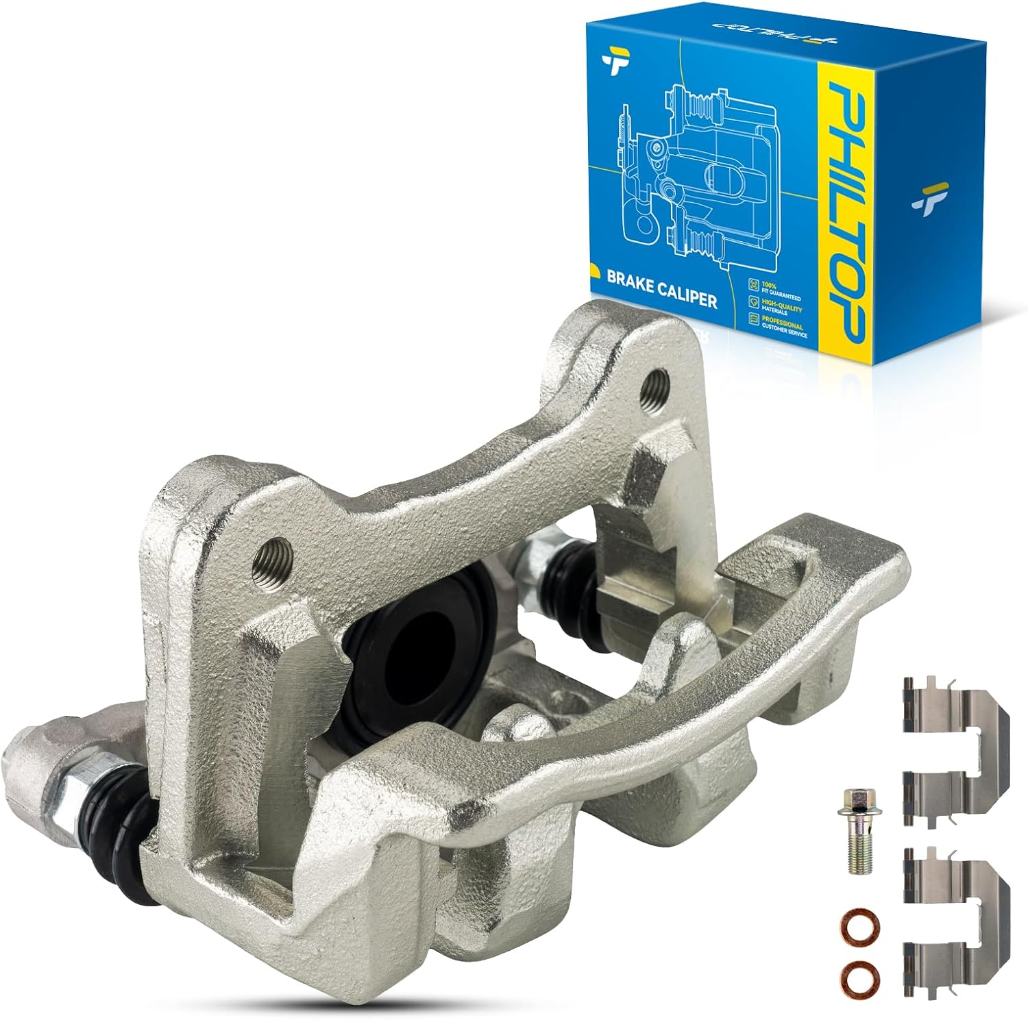 PHILTOP Rear Left Disc Brake Caliper Assembly for Optima Sonata
