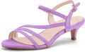 IDIFU Dressy Strappy 2 in Low Kitten Heel Open Toe Sandals