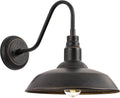 14in Outdoor Gooseneck Barn Light for Farmhouse - Bronze Wall Sconce
