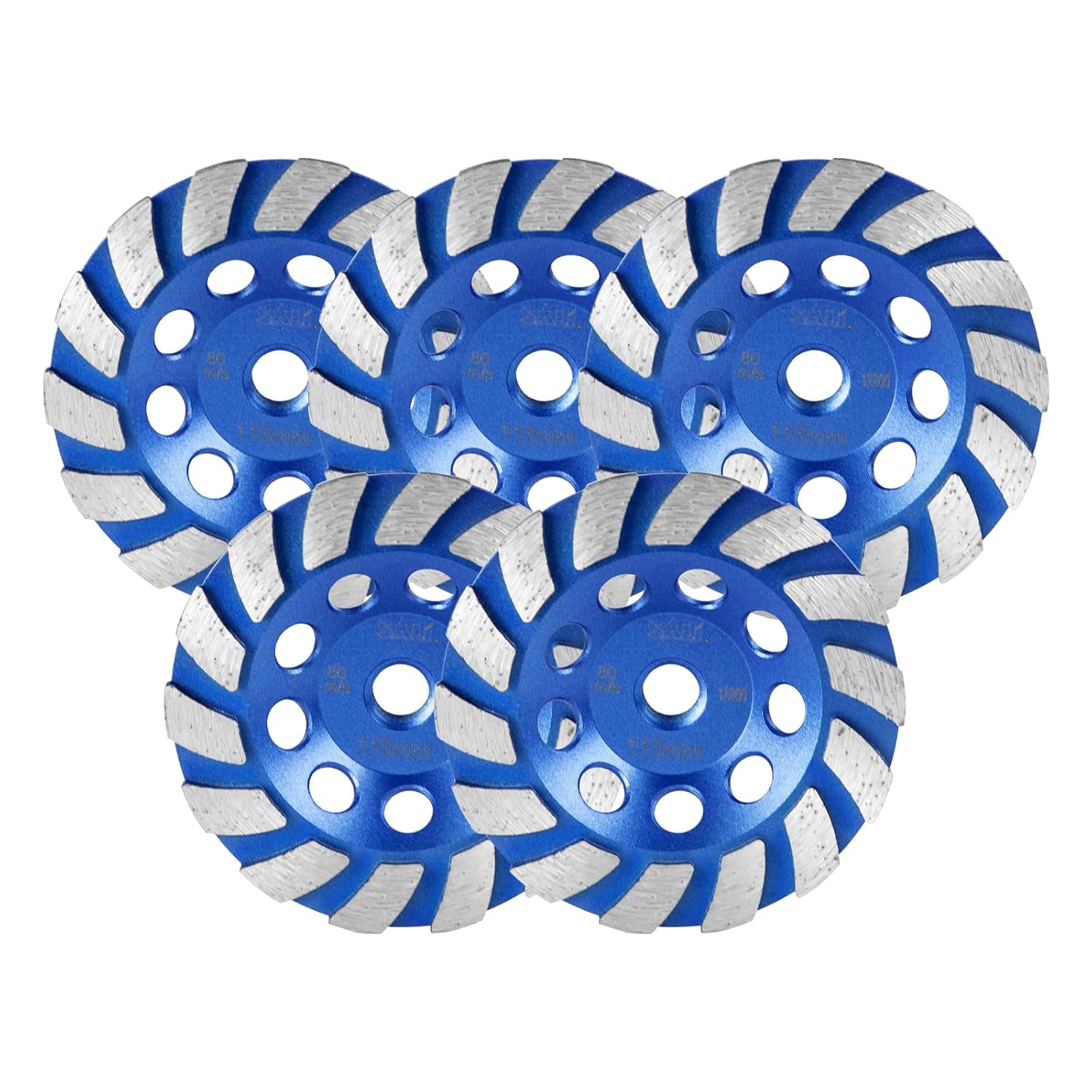 7 Inch Concrete Grinding Wheels 20 Segments for Coating Removal